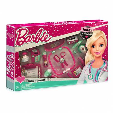 Игровой набор юного доктора из серии Barbie, большой 